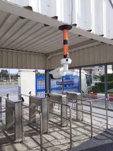 STM Chantier COVID installation Cameras Covid