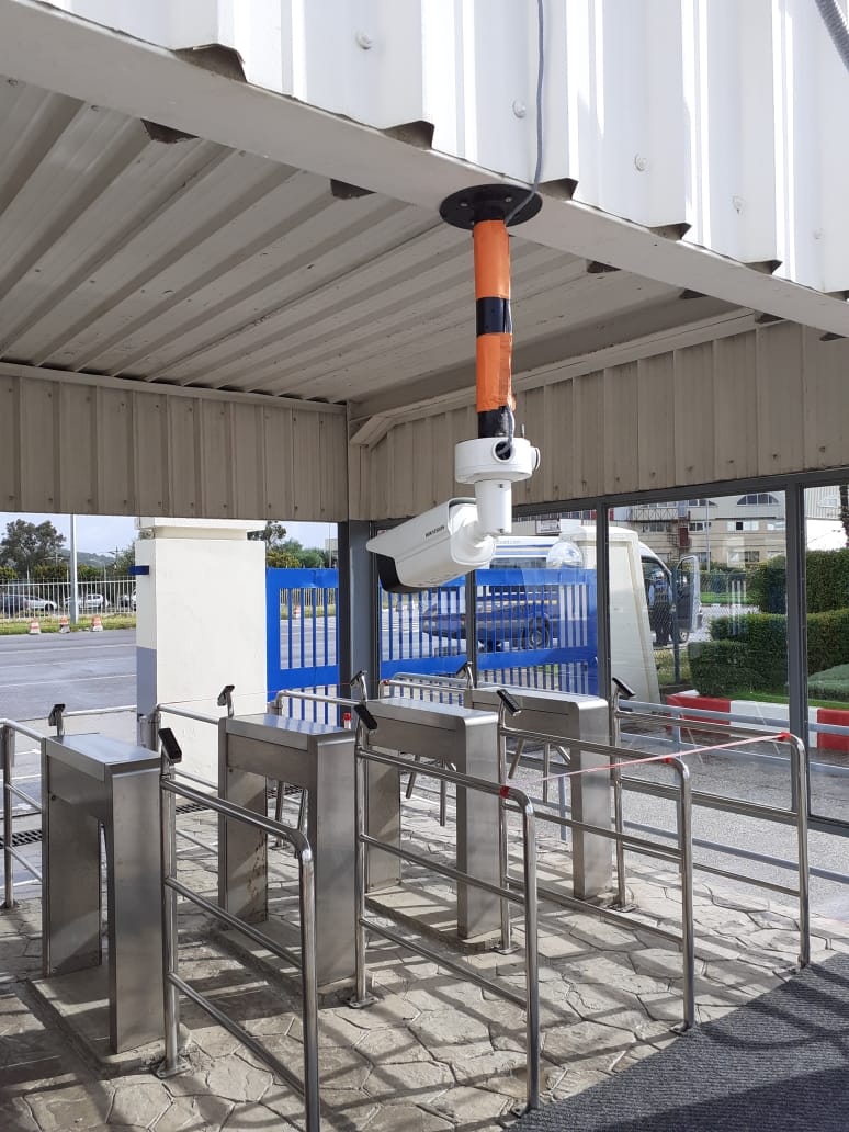 STM Chantier COVID installation Cameras Covid